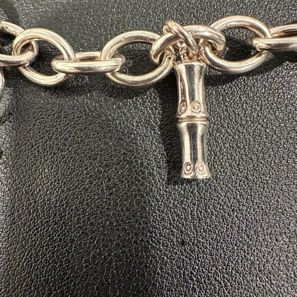 Gucci Sterling Silver Charm Necklace. (172836) - Picture 14 of 16